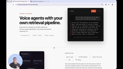 Video: Building a Custom Knowledge Agent with ElevenLabs
