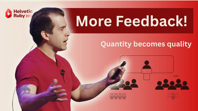 Video: Kyle d'Oliveira -  More feedback! Quantity becomes quality